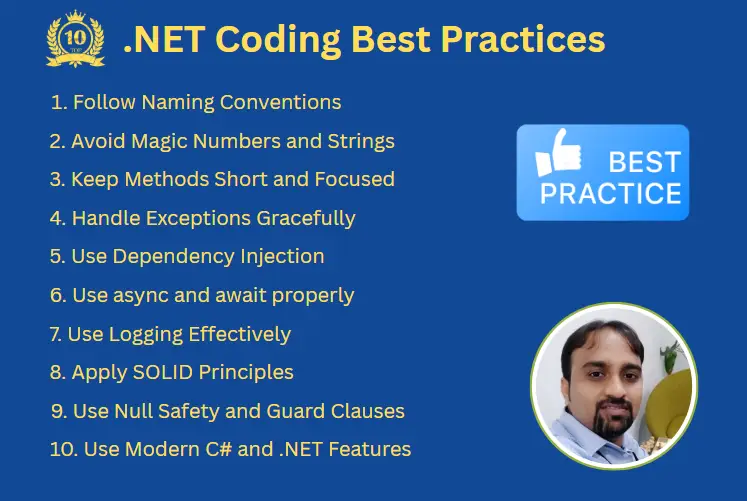 Top 10 .NET Coding Best Practices Every Developer Should Follow